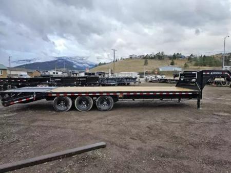 New 2027 Iron Bull 28' 21k Deckover Gooseneck Trailer