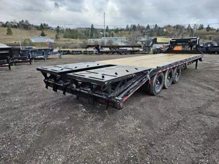 New 2027 Iron Bull 28' 21k Deckover Gooseneck Trailer