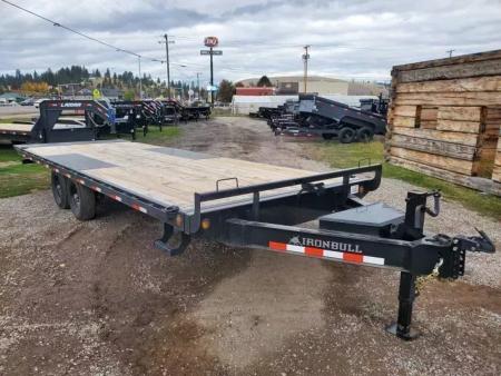 New 2027 Iron Bull 102"x24' 14K Deckover Tilt Trailer