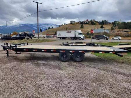 New 2027 Iron Bull 102"x24' 14K Deckover Tilt Trailer