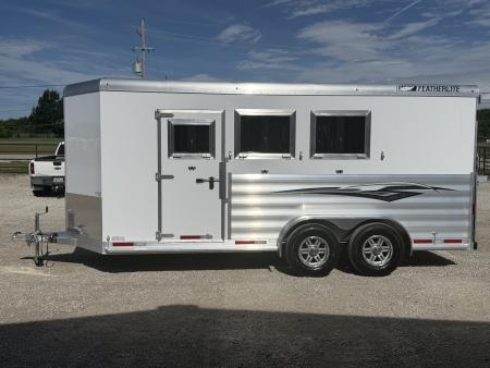 New 2026 Featherlite 3 Horse Bumper Pull Trailer