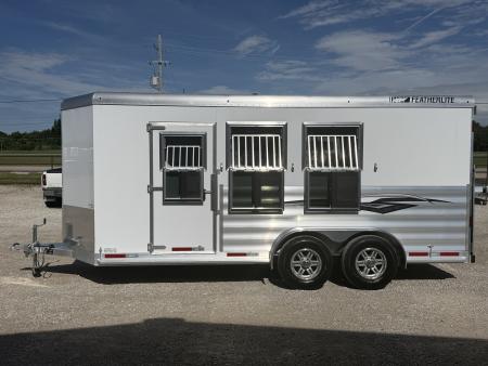 New 2026 Featherlite 3 Horse Bumper Pull Trailer