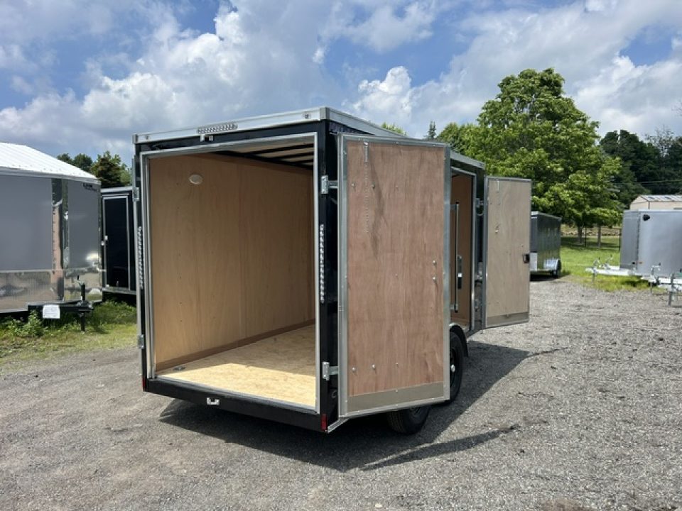 New 2026 Haul About Trailers 6X12 V Nose, Double Doors, Tandem Axle Cargo / Enclosed Trailer