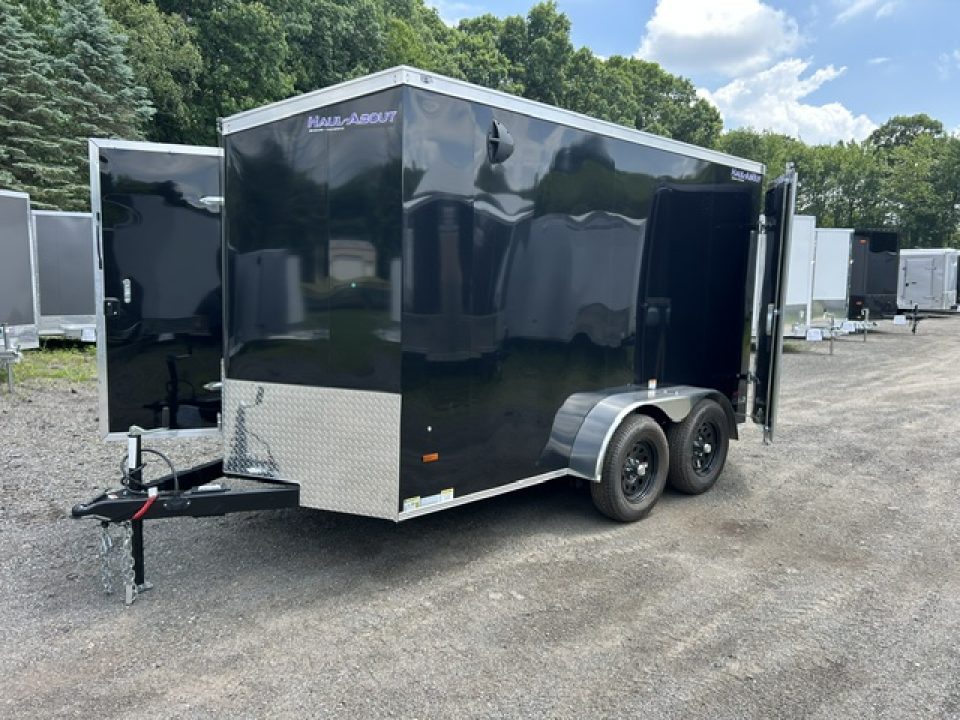New 2026 Haul About Trailers 6X12 V Nose, Double Doors, Tandem Axle Cargo / Enclosed Trailer