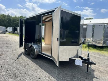 New 2026 Haul About Trailers 6X12 V Nose, Double Doors, Tandem Axle Cargo / Enclosed Trailer