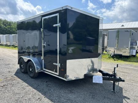 New 2026 Haul About Trailers 7' X 12' V nose tandem axle 7,000 lb. GVWR Cargo / Enclosed Trailer