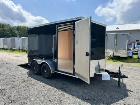 New 2026 Haul About Trailers 7' X 12' V nose tandem axle 7,000 lb. GVWR Cargo / Enclosed Trailer