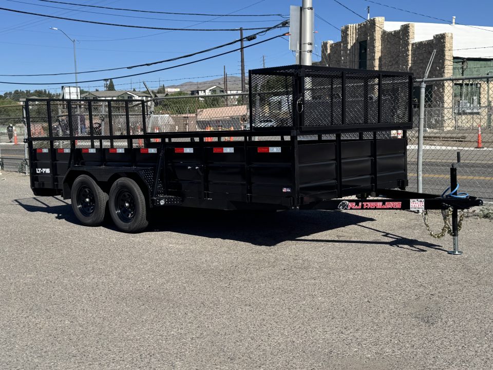 New 2026 RJ LT-7X16 - 7K Landscape Utility Trialer