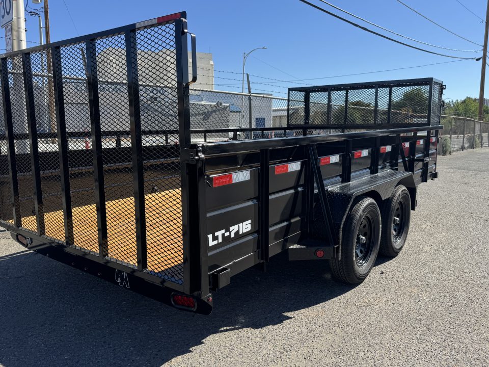New 2026 RJ LT-7X16 - 7K Landscape Utility Trialer