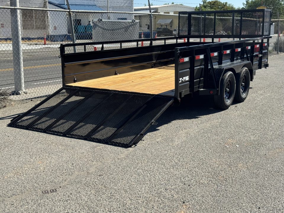 New 2026 RJ LT-7X16 - 7K Landscape Utility Trialer
