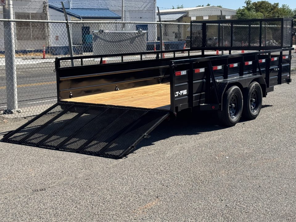 New 2026 RJ LT-7X16 - 7K Landscape Utility Trialer