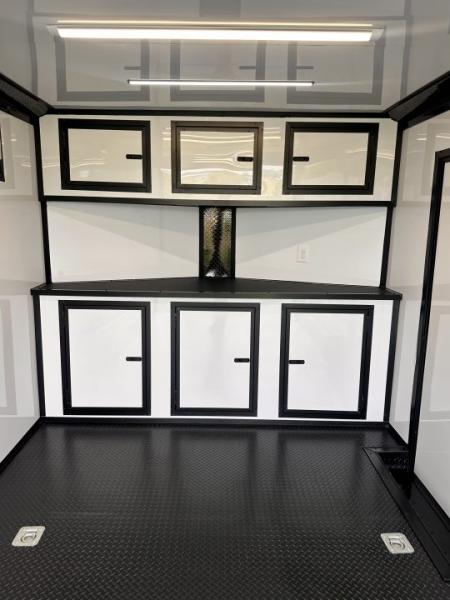 New 2026 Luxe 8.5x16 Race Trailer-Finsihed Interior-5200LB Torsion Axle -Blackout