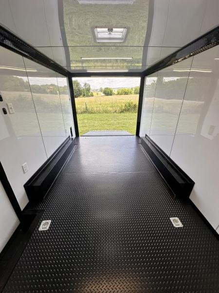 New 2026 Luxe 8.5x16 Race Trailer-Finsihed Interior-5200LB Torsion Axle -Blackout