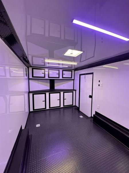 New 2026 Luxe 8.5x16 Race Trailer-Finsihed Interior-5200LB Torsion Axle -Blackout