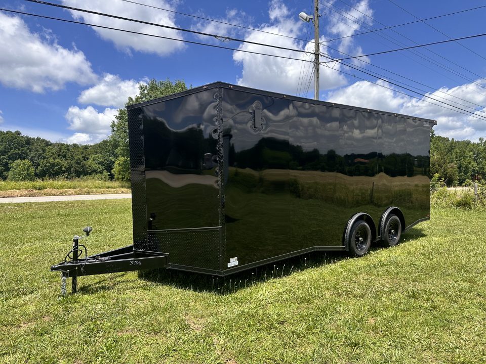 New 2026 LUXE 8.5X20 Race Trailer- Finished Interior-5200LB Torsion Axles-Blackout