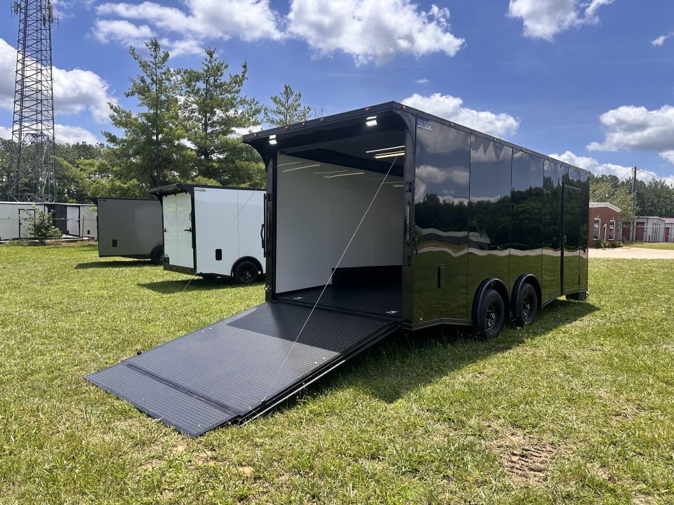 New 2026 LUXE 8.5X20 Race Trailer- Finished Interior-5200LB Torsion Axles-Blackout