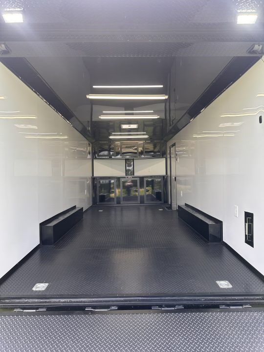 New 2026 LUXE 8.5X20 Race Trailer- Finished Interior-5200LB Torsion Axles-Blackout