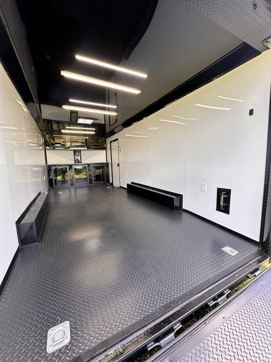 New 2026 LUXE 8.5X20 Race Trailer- Finished Interior-5200LB Torsion Axles-Blackout