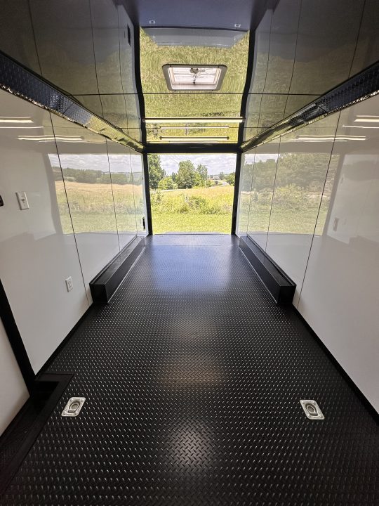 New 2026 LUXE 8.5X20 Race Trailer- Finished Interior-5200LB Torsion Axles-Blackout