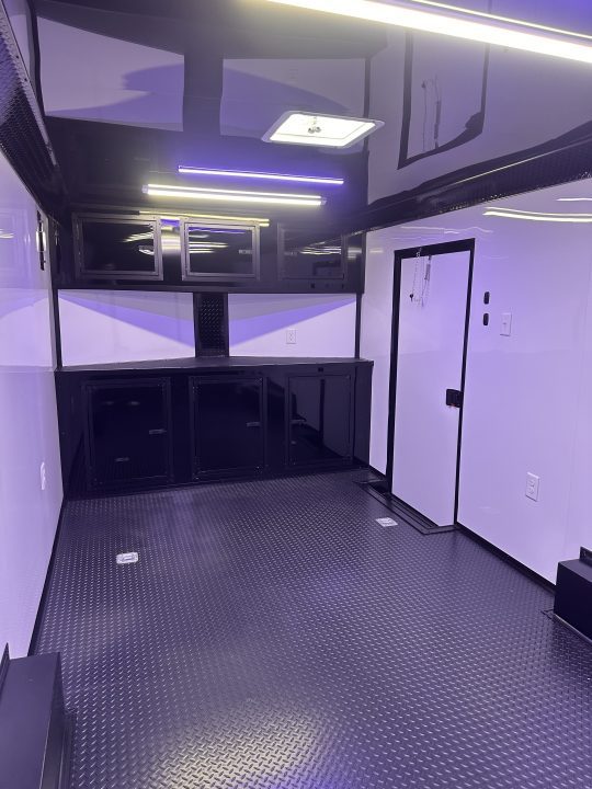New 2026 LUXE 8.5X20 Race Trailer- Finished Interior-5200LB Torsion Axles-Blackout