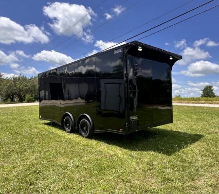 New 2026 LUXE 8.5X20 Race Trailer- Finished Interior-5200LB Torsion Axles-Blackout