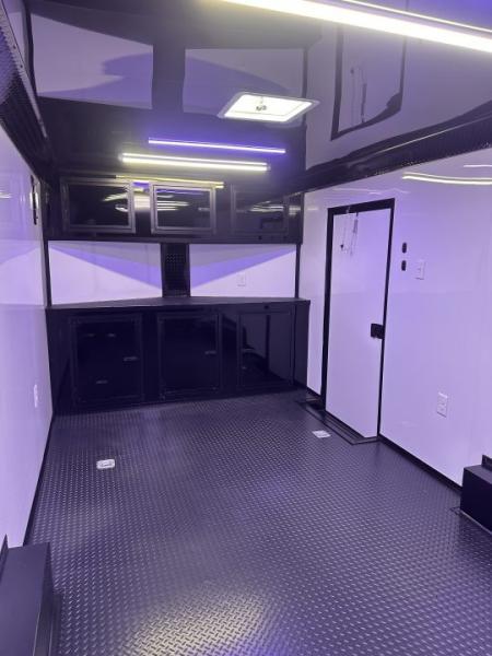 New 2026 LUXE 8.5X20 Race Trailer- Finished Interior-5200LB Torsion Axles-Blackout