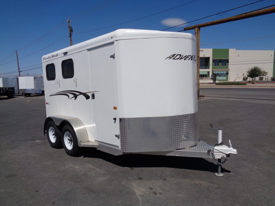 Used 2022 Trails West * ADVENTURE MX II 2H * 2-Horse Slant Load Horse Trailer