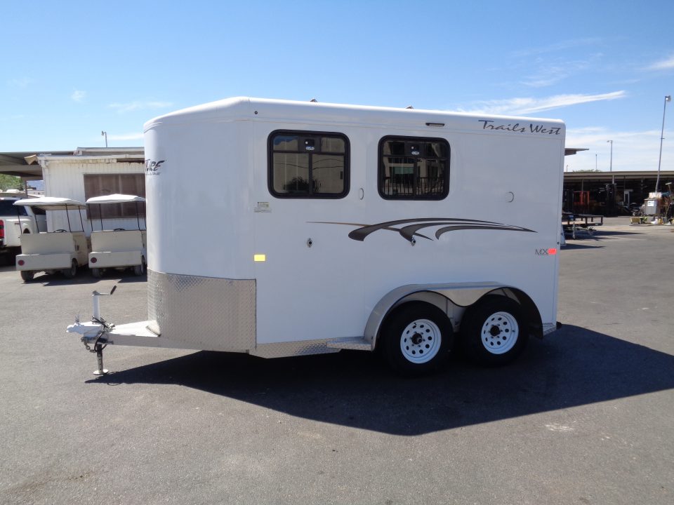 Used 2022 Trails West * ADVENTURE MX II 2H * 2-Horse Slant Load Horse Trailer