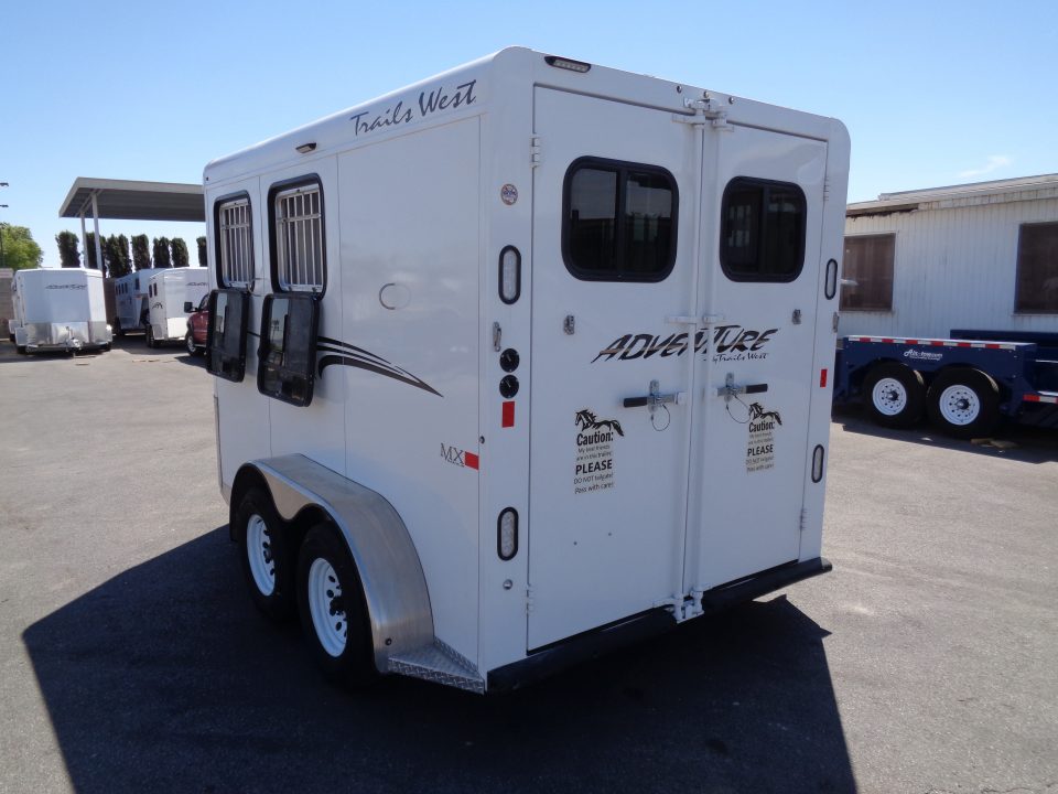 Used 2022 Trails West * ADVENTURE MX II 2H * 2-Horse Slant Load Horse Trailer