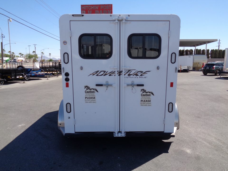 Used 2022 Trails West * ADVENTURE MX II 2H * 2-Horse Slant Load Horse Trailer