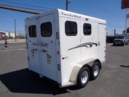 Used 2022 Trails West * ADVENTURE MX II 2H * 2-Horse Slant Load Horse Trailer