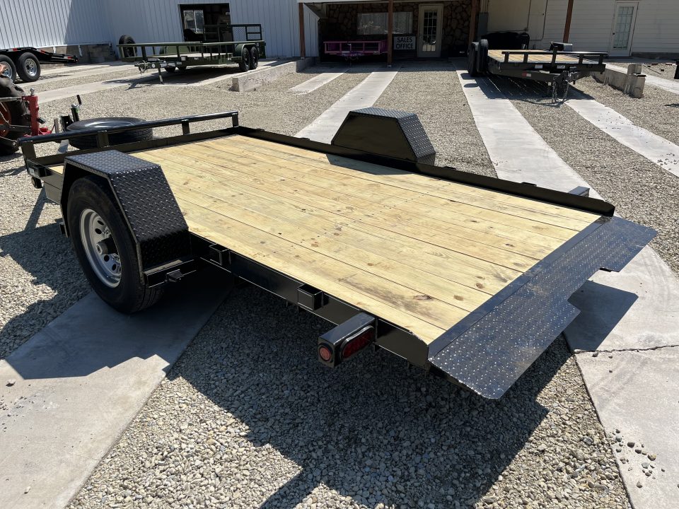 New 2026 Double A 80"x12' Tilt Trailer 7K Axle Tilt Trailer