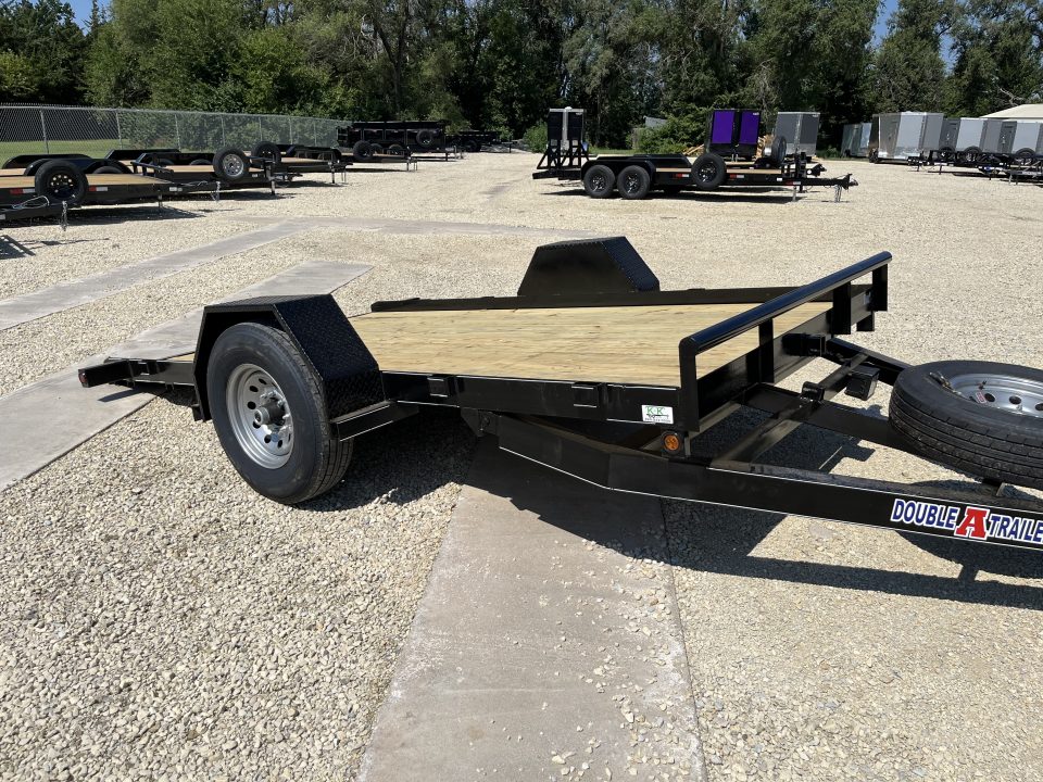 New 2026 Double A 80"x12' Tilt Trailer 7K Axle Tilt Trailer
