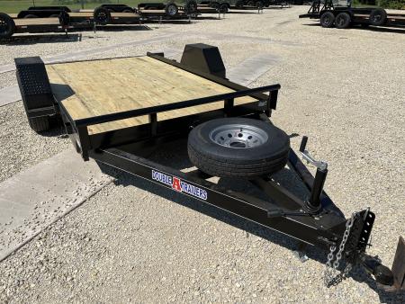 New 2026 Double A 80"x12' Tilt Trailer 7K Axle Tilt Trailer