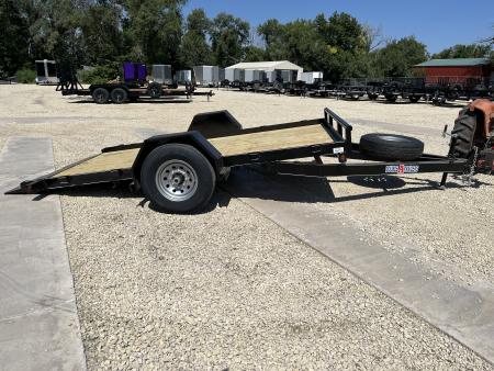 New 2026 Double A 80"x12' Tilt Trailer 7K Axle Tilt Trailer