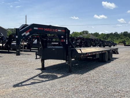 Used 2024 MAXXD 102"X28' 30K Gooseneck Flatbed Trailer