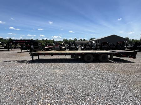 Used 2024 MAXXD 102"X28' 30K Gooseneck Flatbed Trailer