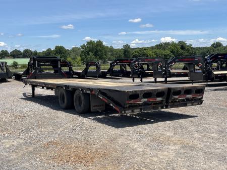 Used 2024 MAXXD 102"X28' 30K Gooseneck Flatbed Trailer