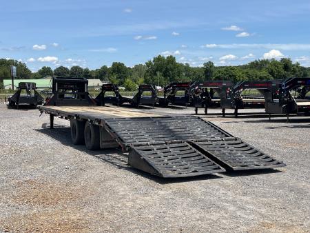 Used 2024 MAXXD 102"X28' 30K Gooseneck Flatbed Trailer