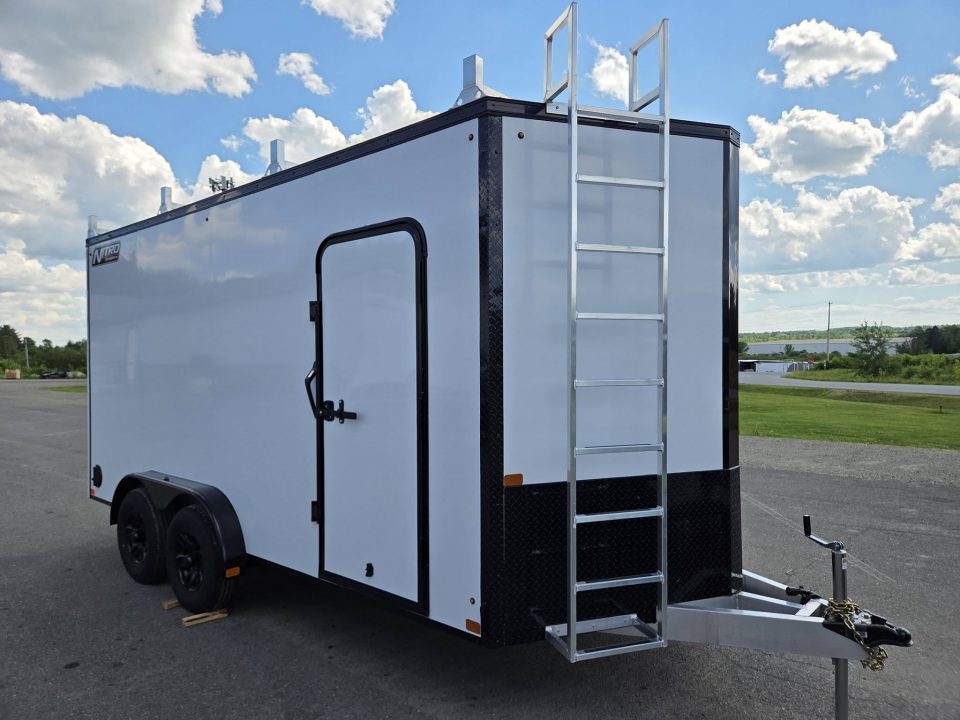 New 2026 Nitro 7.5x16 contractor trailer rear ramp with 5200lb axle Contractor