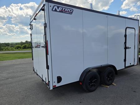 New 2026 Nitro 7.5x16 contractor trailer rear ramp with 5200lb axle Contractor