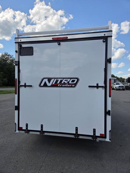 New 2026 Nitro 7.5x16 contractor trailer rear ramp with 5200lb axle Contractor