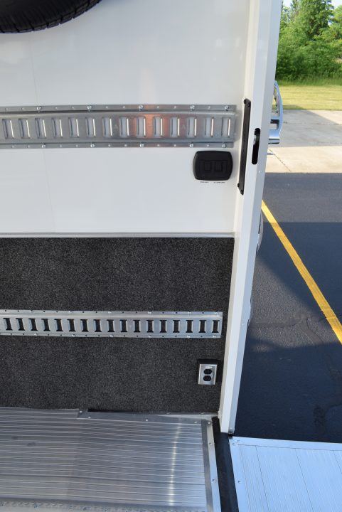 New inTech 18' Tag Extended Wedge Nose w/ 6' Side Ramp Door Multisport Trailer
