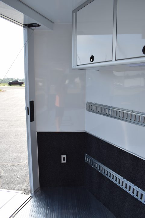 New inTech 18' Tag Extended Wedge Nose w/ 6' Side Ramp Door Multisport Trailer