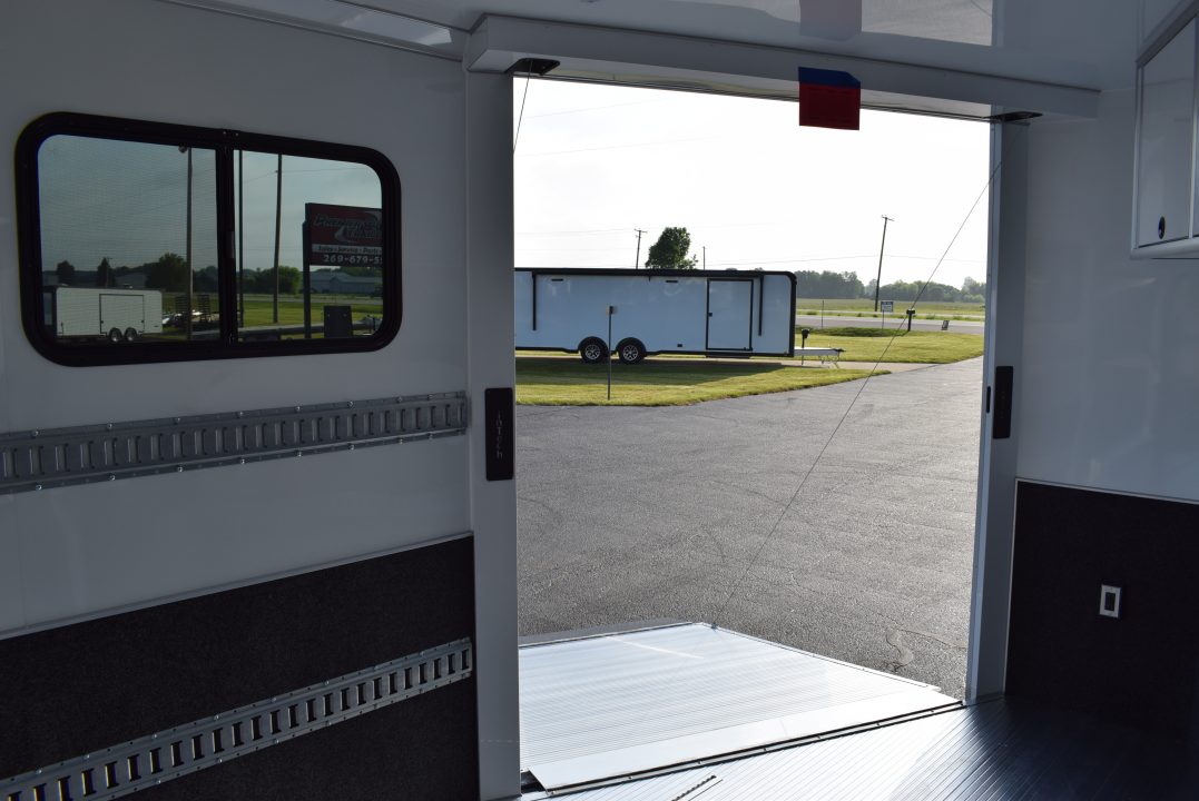 New inTech 18' Tag Extended Wedge Nose w/ 6' Side Ramp Door Multisport Trailer