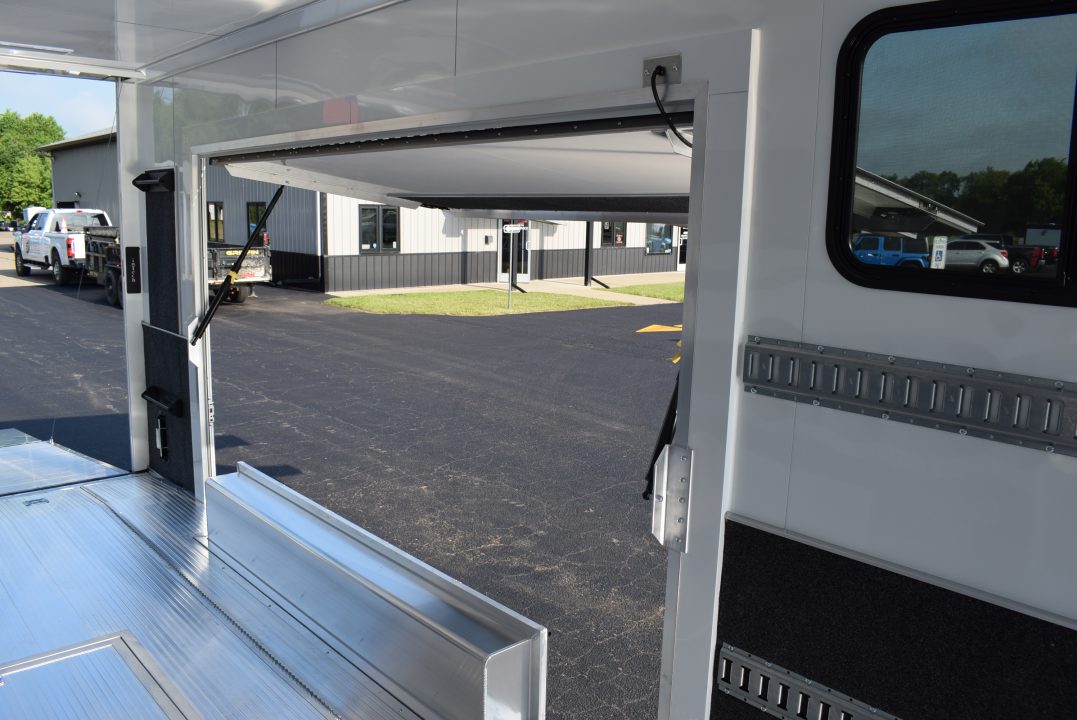 New inTech 18' Tag Extended Wedge Nose w/ 6' Side Ramp Door Multisport Trailer