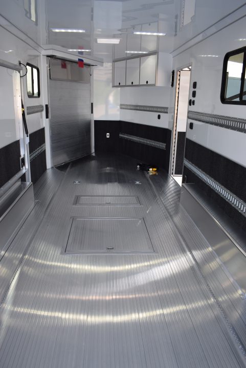 New inTech 18' Tag Extended Wedge Nose w/ 6' Side Ramp Door Multisport Trailer