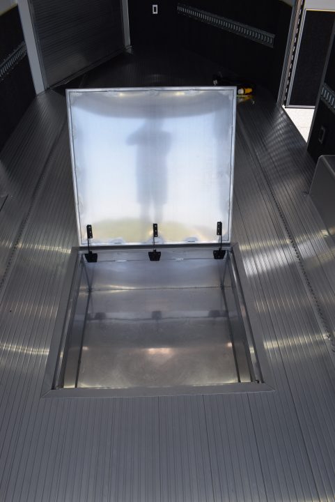 New inTech 18' Tag Extended Wedge Nose w/ 6' Side Ramp Door Multisport Trailer