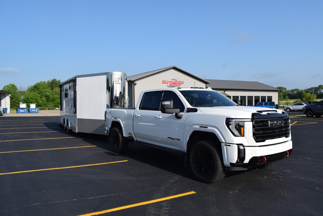 New inTech 18' Tag Extended Wedge Nose w/ 6' Side Ramp Door Multisport Trailer
