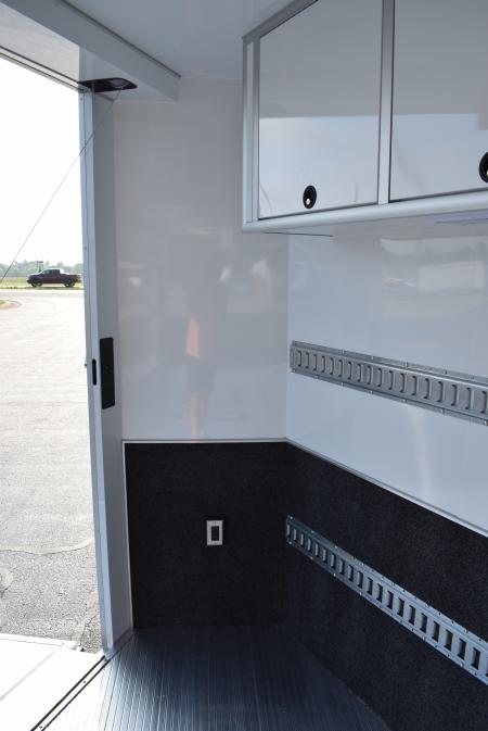 New inTech 18' Tag Extended Wedge Nose w/ 6' Side Ramp Door Multisport Trailer